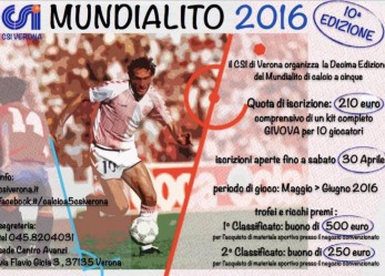 Mundialito, tutto pronto per la decima edizione del famoso torneo estivo