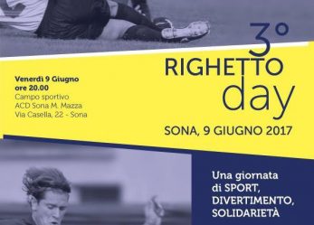 A Sona il prossimo ‘Righetto Day’. La data è il 9 giugno